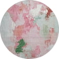 thumbnail image 2 of Addison Rugs Mayfield Premium Machine Washable Transitional Abstract Blush Round Rug, 8' x 8', 2 of 6