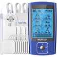 thumbnail image 1 of Estimulador muscular NURSAL TENS EMS para terapia de alivio del dolor, masajeador de pulso eléctrico TENS de doble canal con 24 modos y 12 electrodos, modo continuo estable y función de memoria., 1 of 5