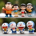 thumbnail image 2 of Doraemon Mini Figure Set, 8 Piezas, Doraemon Toy Set, Decoración de Pasteles, Decoración de Coches, 2 of 4