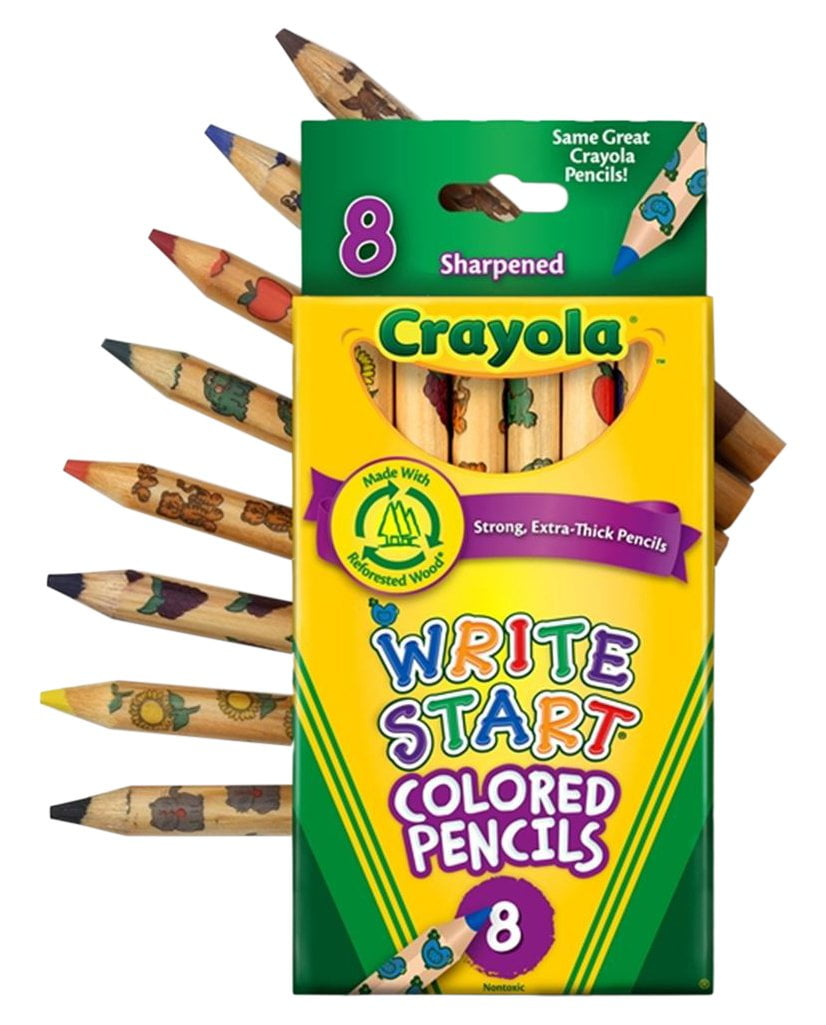 Crayola 8ct Write Start Colored Pencils