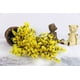 thumbnail image 4 of Babys Breath Tela de tela Flores artificiales 4 paquetes Decoración de plantas de seda falsa europea Decoración de banquetes de boda Ramos Real Touch DIY Home Garden (Amarillo) Adepaton SNFLD1739, 4 of 4
