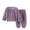 Purple, variant on Esaierr Kids Girls Boys 2Pcs Winter Thick Pajamas Pj Set 12M-8Y Baby Fleece Loungewear Set Toddler Warm Winter Fall Newborn Sleepwear Soft Tops Pants Set