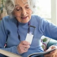 thumbnail image 5 of potrochi LED Lighted Slide-Out Aspheric Magnifier , Magnifying Glass with Light, Foldable Handheld Magnifying Glass for Close Work, Seniors Reading, Powered by Battery, 5 of 7