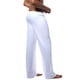 thumbnail image 3 of Pantalones de yoga largos para hombre, pantalones de pijama casuales de color liso, pantalones deportivos de cintura media con cordón, pantalones de poliéster para hombre, 3 of 3