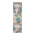 thumbnail image 2 of World Rug Gallery Distressed Abstract Pattern Multi 2' x 7' Runner Rug, 2 of 7