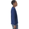 thumbnail image 2 of Jerzees Heavyweight Blend Long-Sleeve T-Shirt (29BL) Royal Blue, M, 2 of 8