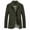 Army Green, variant on Men's Casual Three Button Coat Striped Lined Cotton Twill Suit Blazer Jacket Notch Lapel Vintage Jacket Sport Coat with Muti Pockets Big and Tall Size M-3XL Black