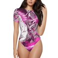 thumbnail image 2 of Fotbe Skull White Horse Women's Crew Neck Short Sleeves Bodysuit Tops Round Neck Slim Sleeveless Soft Comfortable Basic-X-Large, 2 of 7