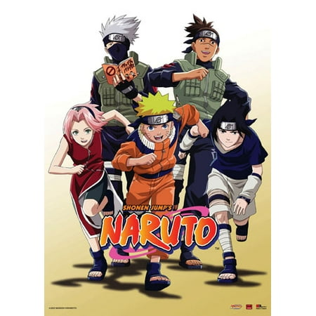 Wall Scroll - Naruto Shippuden - New Team 7 Charge Fabric ...