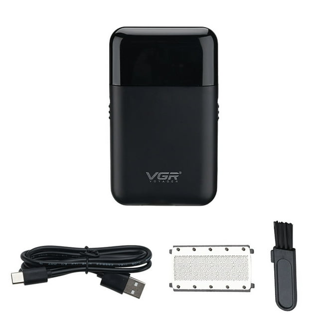 Rasoir Électrique pour Barbe Rasoir à Grille Électrique Rasoir Polyvalent USB Rechargeable Sans Fil Rasage Humide et à Sec pour