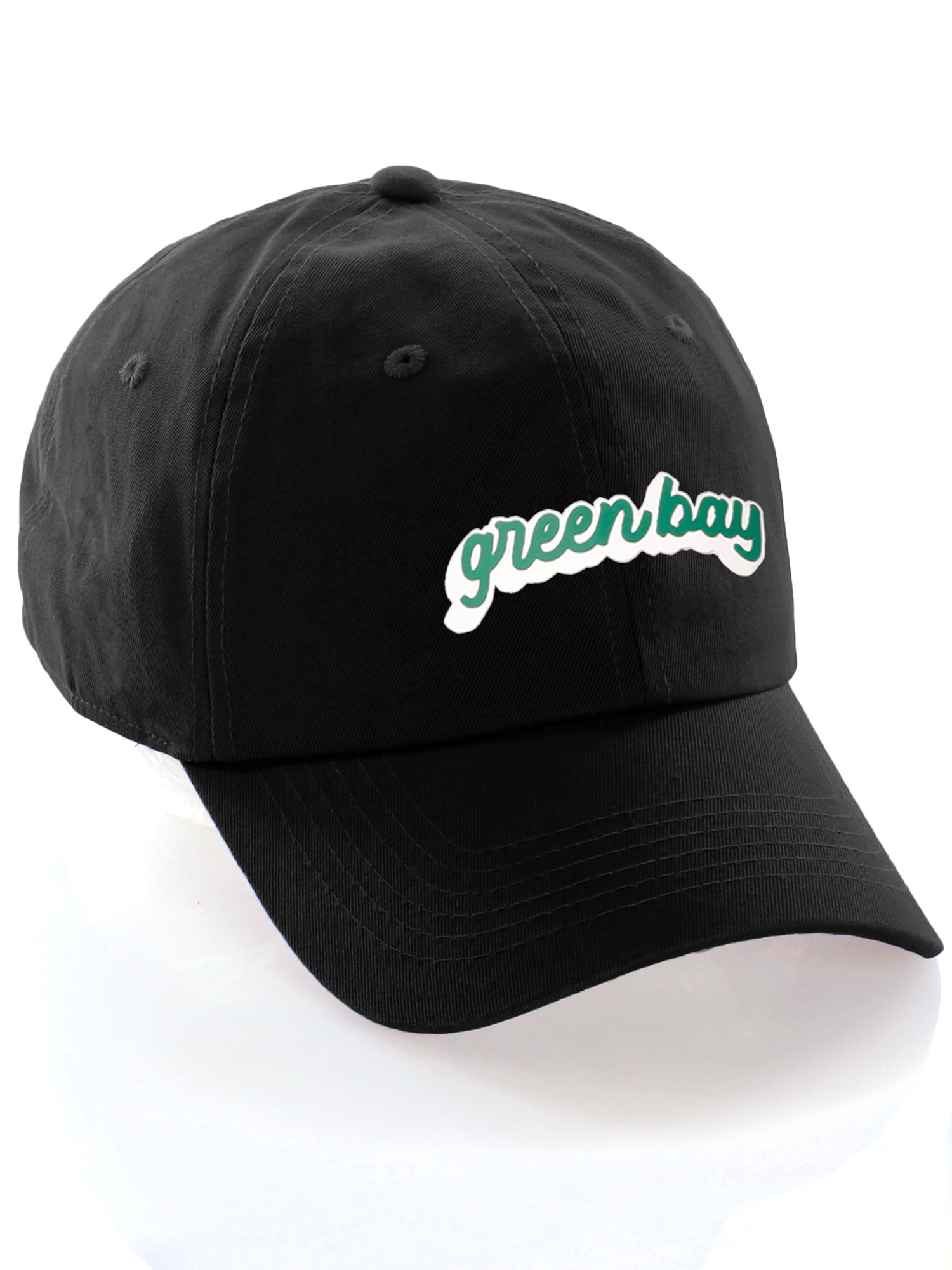 PVC Letters Cap, Green Bay Black 