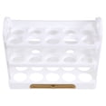 thumbnail image 4 of GOOHOCHY Rejilla para guardar huevos, contenedor para huevos doméstico, refrigerador, bandeja para conservar huevos, 4 of 8
