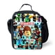 thumbnail image 4 of Roblox-Bolsa de almuerzo para estudiantes de escuela primaria y secundaria, bolso de hombro de tela Oxford, Satchel de dibujos animados de Anime, 4 of 4