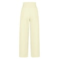 thumbnail image 5 of Admvng Wide Leg Pants Woman High Waist Wide Leg Pants Smocked Elastic Waist Flowy Palazzo Lounge Pants Loose Trousers with Pockets S-3XL, 5 of 6