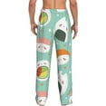 thumbnail image 3 of Balery Men'S Kawaii Sushi Pants,Sleepwear Pants,Pajama Pants,Pj Bottoms Drawstring And Pockets-Medium, 3 of 9