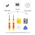 thumbnail image 2 of ROMANSENTIAL 7 Pcs Professional Repair Tool Kit for Phone Fixing Tools in Yellow ABS Material, 2 of 7