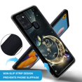 thumbnail image 2 of Daizag Compatible Con Funda Samsung Galaxy A21S Protección Integral A Prueba De Golpes Anti-Arañazos Tpu Fundas Para Hombre Mujer-Dorado Retro Fantasía Luna Estrellada Mariposa, 2 of 5