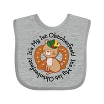 Inktastic My 1st Oktoberfest Baby Bear Boys or Girls Baby Bib