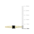 thumbnail image 2 of 1/4 Carat T.W. Black Diamond 14kt Yellow Gold Black Rhodium Plated Solitaire Engagement Ring, 2 of 7