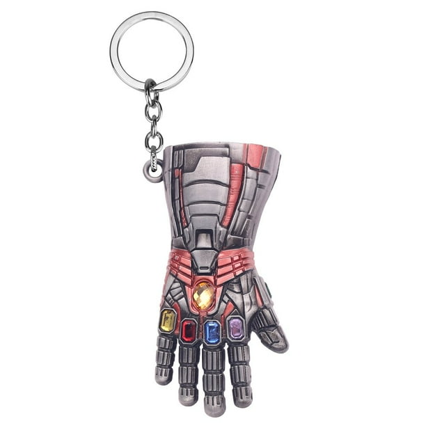 LLavero de la película de Marvel los vengadores, Thanos, Infinity Gauntlet, accesorios de mochila, Abrebotellas de cerveza de aleación, llavero colgante qiuyongming unisex