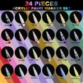 thumbnail image 6 of Artrylin Acrylic Paint Pens, 0.7 mm Extra-Fine Tip 24 Colors Paint Marker Pens Paint Pens for Painting Stones, Ceramics, Glass, Canvas, Wood, Pebbles, 6 of 9