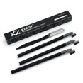 thumbnail image 2 of Lápices para diseño de cejas KZBOY impermeables, 3 piezas, con sacapuntas, 2 of 8