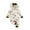 A-Brown113, variant on JAJAHO Baby Girls Hooded Snowsuits Long Sleeve Rainbow Printed Romper With Zipper Front Cozy Outfit For Toddler Playwear Cozy One-Pieces