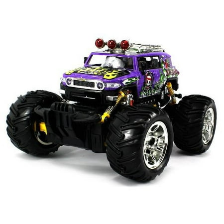 Graffiti Toyota FJ Cruiser Electric RC Truck 1:16 Scale Big Size Off Road Monster Truck RTR Ready To Run, High Quality (Colors May Vary)