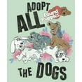 thumbnail image 2 of Girl's Pound Puppies Adopt All the Dogs  Graphic Tee Mint Small, 2 of 4