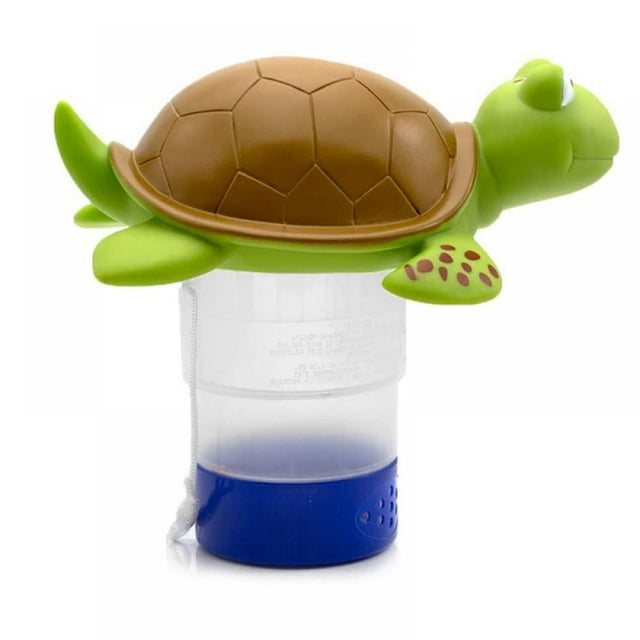 Distributeur de Chlore Tortue de Minuit Pliable, Libération Réglable pour Piscine Intérieure et Extérieure, Spa de Spa