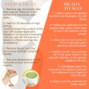 GiGi Brazilian Bikini Wax, Microwave Hair Removal Hard Wax for Bikini Line and Underarms, 8 oz
