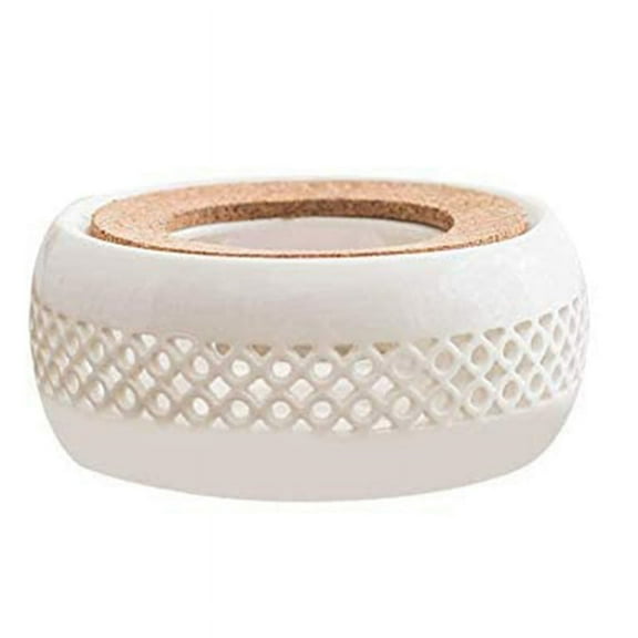 Ceramic Teapot Warmer, Warmer with Cork Cushion, Perfect for Glass Teapots and