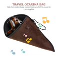 thumbnail image 2 of 3pcs Portable Ocarina Storage Bag Musical Instrument Protector Travel Bag For Holes Ocarina Pouch With Wear Resistant Material, 2 of 5