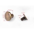 thumbnail image 2 of HUGFEGWE 20Pcs Flat Leather Rivets Chicago Binding Screws Posts Assortment Kit for Scrapbook Photo Albums Leather Repair (8mm) CJB91-78547, 2 of 7