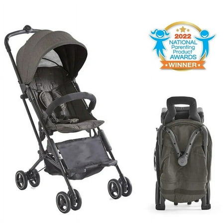 UPC: 0031878267967 | Contours Itsy Ultra-Sturdy Compact Fold Lightweight Travel Toddler Stroller and Baby Stroller with Easy Carry Handle Large UPF 50+ Sun Canopy Storage Basket – Black