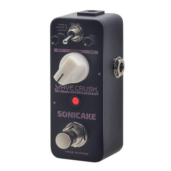 Pedal de Guitarra SONICAKE LoFi Wave Crush Bitcrusher Reductor Digital Efectos Synth