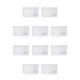 thumbnail image 2 of Cateissary Bolsa de malla de almacenamiento para refrigerador, organizador colgante, soporte para verduras, PP, blanco Blanco 10piezas, 2 of 6