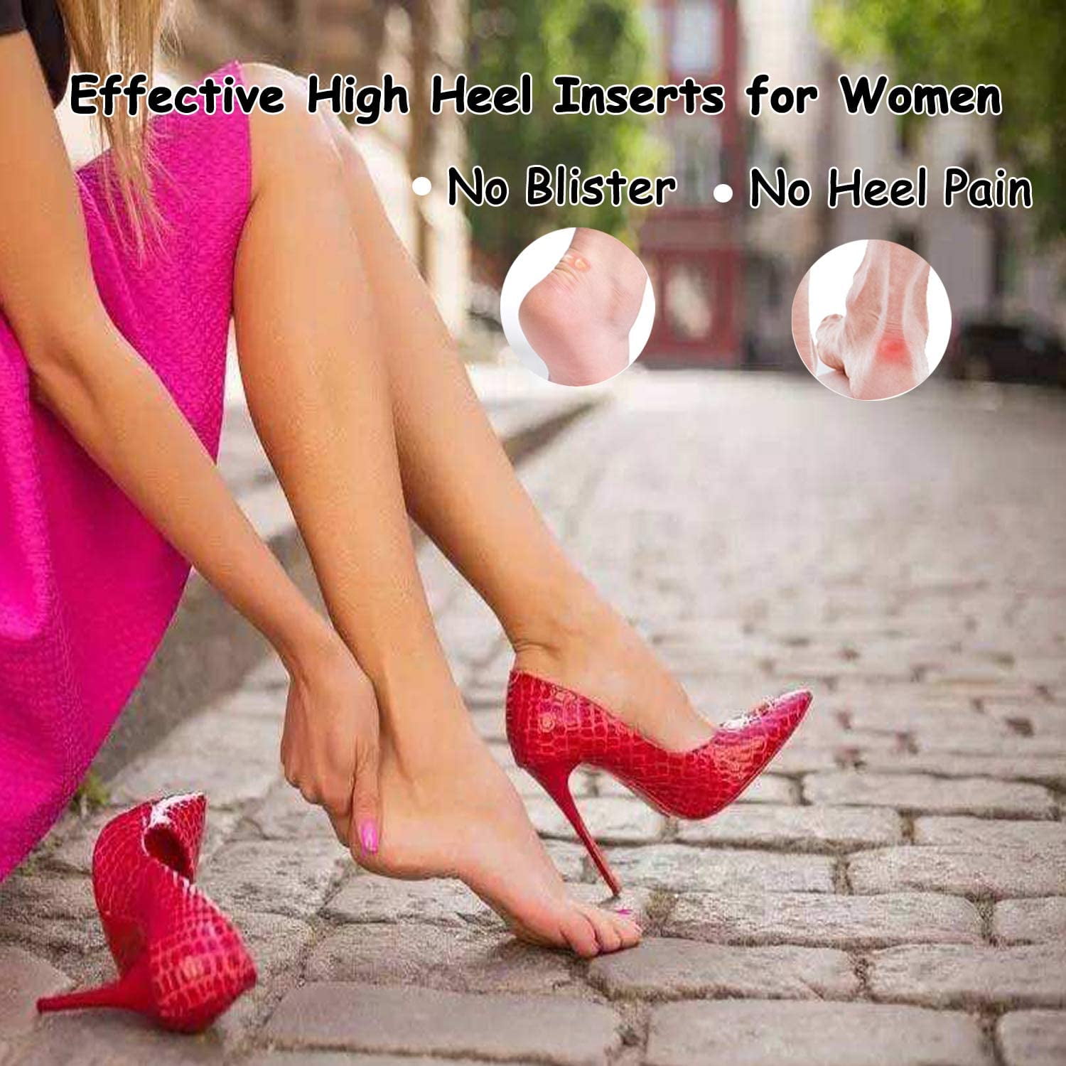 Walbest Heel Protector Pads, 1 Pair Heel Pads Cushion for Blister  Prevention Achilles Tendinitis, Heal Dry Cracked Heels Plantar Fasciitis  Inserts, Breathable Heel Cups for Heel Pain, Men and Women - Walmart.com
