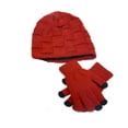thumbnail image 4 of kaondbfi Outdoor Travel Essentials Clothing Accessories Beanie Hats for Men Winter Knitted Fleece Windproof Hat Scarf Gloves Three-piece Winter Knitted Hat Warm Hat, 4 of 4