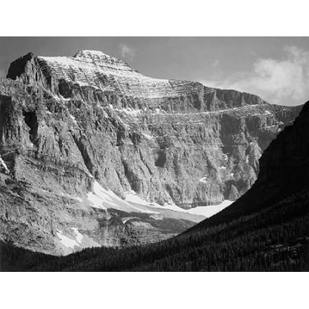 Chalet 3 Light View from Going-to-the-Sun Chalet Glacier National Park - National Parks and Monuments Montana 19 Poster Print by Ansel Adams ()