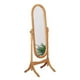 Coaster Miroir de Sol Ovale Traditionnel en Chêne – image 2 sur 2