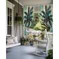 thumbnail image 4 of nqOlkjepod Outdoor Curtains for Patio Waterproof, Boho Beach Tree Outdoor Privacy Panels Grommet, Coastal Vintage Summer Tropical Plant Blackout Outside Curtains for Porch/Cabana 54"x95", 1 Panel, 4 of 8