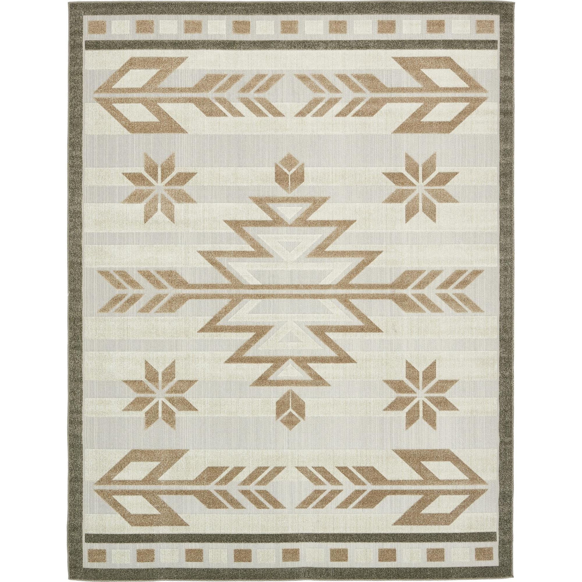 Unique Loom Albuquerque Indoor/Outdoor Modern Southwestern Area Rug or