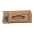 thumbnail image 1 of Car Auto Parasol Tissue Box Funda Cubierta 4 Ranura CD DVD beige, 1 of 9