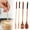 4PCS, variant on FXMLRLK 1pcs Wooden Long Handle Honey Mixing Spoon Stirrer Coffee Tea Stirring Spoon, Black Slender head