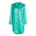 thumbnail image 5 of Secret Treasures Women's Satin Sleep Shirt, 5 of 5