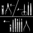 thumbnail image 4 of Manicure Set, Professional Manicure Kit Nail Clippers Set 11 In 1 Stainless Steel-777, 4 of 5