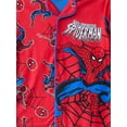 thumbnail image 2 of Spider-Man Boys Coat and Pants Pajama Set, 2-Piece, Sizes 4-12, 2 of 3