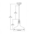 thumbnail image 2 of Elk Home 18-Inch Wide Rutherford Pendant, Transitional, Satin Brass, 2 of 5