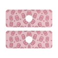 thumbnail image 7 of Yayeee Faucet Mat for Kitchen Sink 14.7" Diatomite Long Splash Guard Pad, Phones and Hearts, 2 Pack, 7 of 7